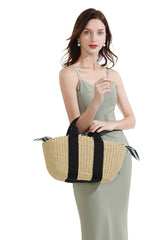 Boho Bag, Woven Straw Handbag, Jose Bag - Wild Rose Boho