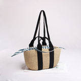 Boho Bag, Woven Straw Handbag, Jose Bag - Wild Rose Boho