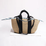 Boho Bag, Woven Straw Handbag, Jose Bag - Wild Rose Boho
