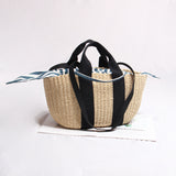 Boho Bag, Woven Straw Handbag, Jose Bag - Wild Rose Boho