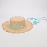 Boho Hat, Sun Hat, Beach Hat, Raffia Hat, Beige Holiday - Wild Rose Boho