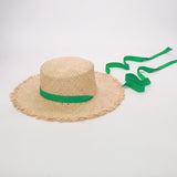 Boho Hat, Sun Hat, Beach Hat, Raffia Hat, Beige Holiday - Wild Rose Boho