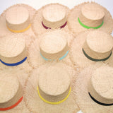Boho Hat, Sun Hat, Beach Hat, Raffia Hat, Beige Holiday - Wild Rose Boho