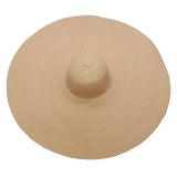 Boho Hat, Sun Hat, Beach Hat, Extra Large Wide Brim, Straw Hat, Black, White, Blue, Navy and more 19 colors (Soft, 25 cm) - Wild Rose Boho