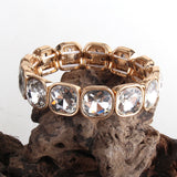 Boho Bracelet, RH Armbander Bracelet, Gold Crystal