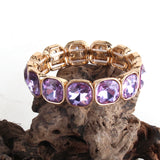 Boho Bracelet, RH Armbander Bracelet, Gold Crystal