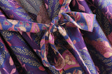 Boho Robe, Kimono Robe, Forest in Purple - Wild Rose Boho