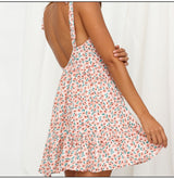 Mini Dress, Boho Dress, Vintage Dress, Sweet Pink Daisy - Wild Rose Boho