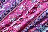 Maxi Dress, Boho Dress, Wild Floral, Fresh Pink Fuchsia - Wild Rose Boho