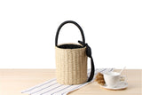 Boho Bag, Woven Straw Handbag, Alice Bag - Wild Rose Boho