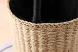 Boho Bag, Woven Straw Handbag, Alice Bag - Wild Rose Boho