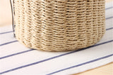Boho Bag, Woven Straw Handbag, Alice Bag - Wild Rose Boho