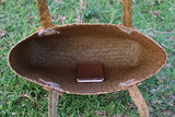 Boho Bag, Woven Straw Bag, Quinn Tote - Wild Rose Boho