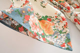 Boho Robe, Kimono Robe, White Floral - Wild Rose Boho