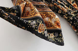 Boho Robe, Kimono Robe, Rosa Black Midnight - Wild Rose Boho