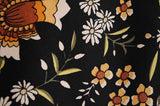 Boho Robe, Kimono Robe, Rosa Black Midnight - Wild Rose Boho