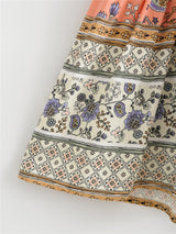 Mini Dress, Boho Dress, Sundress, Blue Calla - Wild Rose Boho