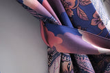 Boho Robe, Kimono Robe, Blue Eclipse Flower - Wild Rose Boho
