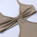Beach Dress, Cover Up, Maxi Dress. Backless Dress, Mariana in Black, Yellow and Brown - Wild Rose Boho