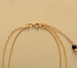 Boho Necklace, 2 Layers Lapis