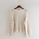 Boho Cardigan,Vinatge Crochet Cardigan Blouse, Marry White and Apricot - Wild Rose Boho