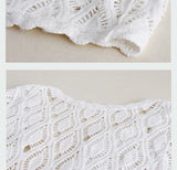 Boho Cardigan,Vinatge Crochet Cardigan Blouse, Marry White and Apricot - Wild Rose Boho