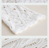 Boho Cardigan,Vinatge Crochet Cardigan Blouse, Marry White and Apricot - Wild Rose Boho