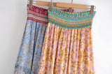 Boho Skirt, Maxi Skirt, Blue Aurelia - Wild Rose Boho