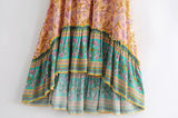 Boho Skirt, Maxi Skirt, Orose Pink Aurelia - Wild Rose Boho