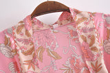Boho Robe, Kimono Robe, Carina Rose Pink - Wild Rose Boho
