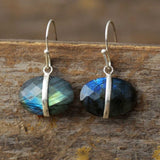 Boho Earrings, Dangle Earrings, Lapis