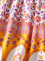 Boho Jumpsuit, Romper, Playsuit, Pink Little Flower - Wild Rose Boho