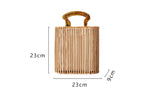 Boho Bag, Bamboo Bag, Baila Bag - Wild Rose Boho