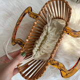 Boho Bag, Bamboo Bag, Baila Bag - Wild Rose Boho