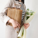 Boho Bag, Bamboo Bag, Baila Bag - Wild Rose Boho