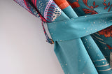 Boho Robe, Kimono Robe, Oceane Moon Light in Green - Wild Rose Boho