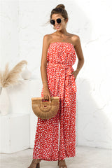 Boho Jumpsuit, Romper, Quincy in Orange - Wild Rose Boho