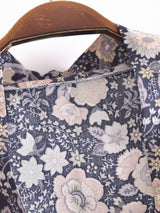 Boho Robe – Bohemian Kimono Robe – Black Flower Whisper Kimono Cover-Up for Beach or Lounge