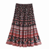 Boho Skirt, Hippie Skirts, Midi Skirt, Dancing Lady