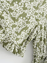 Boho Jumpsuit, Boho Romper, Playsuit, Florence in Green