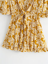 Boho Jumpsuit, Boho Romper, Playsuit, Florence in Yellow