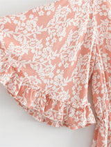 Boho Jumpsuit, Boho Romper, Playsuit, Florence in Pink