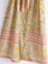 Boho Robe, Kimono Robe, Beach Cover up, Green Sierra Lace