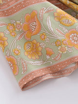 Boho Robe, Kimono Robe, Beach Cover up, Green Sierra Lace