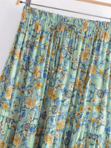 Boho Skirt, Hippie Skirts, Maxi Skirt, Elliana Green Kezia