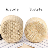 Boho Bag, Woven Straw Handbag, Alice Bag - Wild Rose Boho