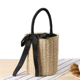Boho Bag, Woven Straw Handbag, Alice Bag - Wild Rose Boho