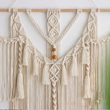 Boho Macrame Wall Hanging - Handwoven Tapestry - Bohemian Home Decor Elowen