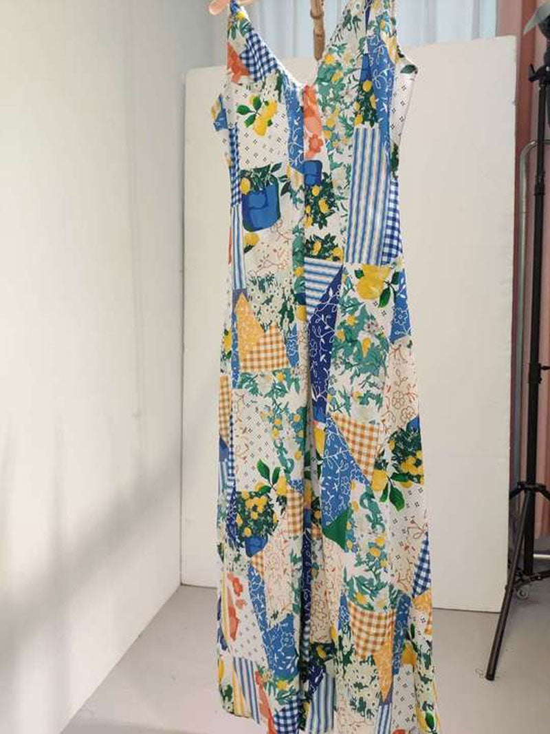 Boho Beach Dress - Printed Summer Dress for Your Holiday Getaway Hannah