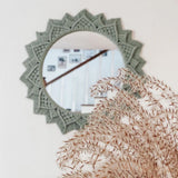 Bohemia Macrame Decorative Mirror Wall - Boho Round Mirrors Home Decor